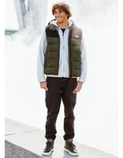 BEAR SURFBOARDS FAKE DOWN VEST -Salty Crew Shop bear surfboards fake down piumino smanicato 6