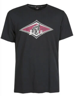 BEAR SURFBOARDS T-SHIRT PIRATE BLACK