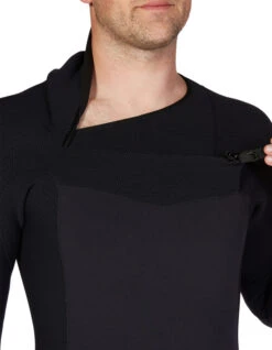 BILLABONG 4/3 REVOLUTION GRAPHENE COMP CHEST ZIP WETSUIT BLACK -Salty Crew Shop billabong 4 3 revolution muta chest zip black 6