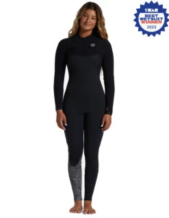 BILLABONG 5/4 FURNACE CHEST ZIP WETSUIT FOR WOMEN -Salty Crew Shop billabong furnace 4 3 chest zip muta donna 7