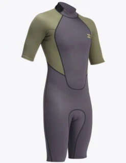 BILLABONG INTRUDER 2/2 MM BACK ZIP ANTIQUE BLACK -Salty Crew Shop billabong intruder 2 2 mm back zip antique black 2