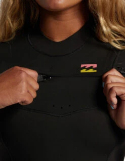 BILLABONG 5/4 SYNERGY CHEST ZIP WETSUIT FOR WOMEN -Salty Crew Shop billabong synergy 4 3 frontzip muta donna 6 1
