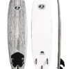 CBC FUN 7'0" CALIFORNIA BEAR SOFTBOARD WHITE WOOD