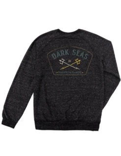 DARK SEAS TRAVERSE RALGAN CREW HEATHER BLACK
