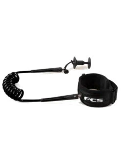FCS BODYBOARD ESSENTIAL LEASH WRIST LEASH BLACK