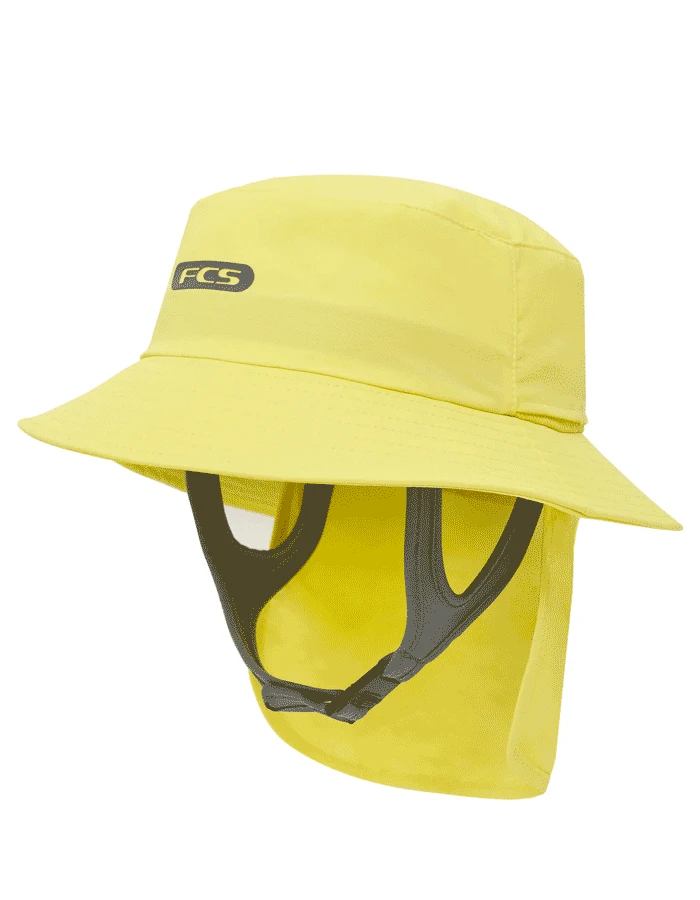 FCS ESSENTIAL SURF BUCKET HAT BUTTER 1 FCS ESSENTIAL SURF BUCKET HAT BUTTER