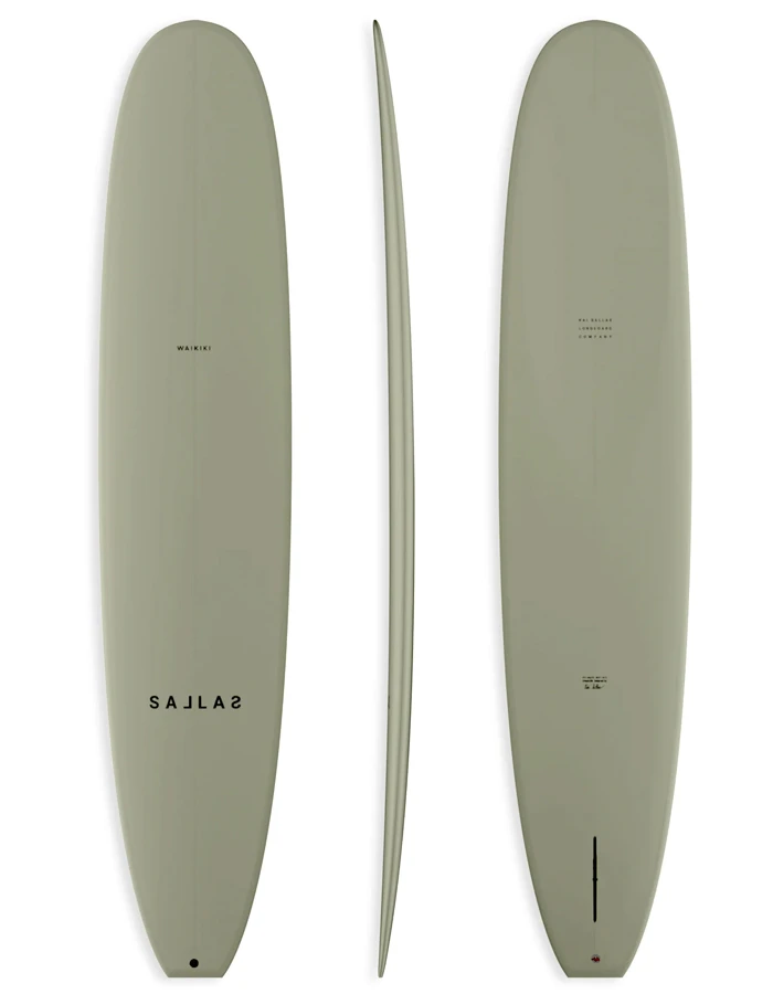 FIREWIRE WAIKIKI 9'6" LONGBOARD THUNDERBOLT SILVER GREEN 1 FIREWIRE WAIKIKI 9'6" LONGBOARD THUNDERBOLT SILVER GREEN