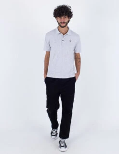 HURLEY POLO SHORT SLEEVE ACE VISTA WHITE HEATHER 7 HURLEY POLO SHORT SLEEVE ACE VISTA WHITE HEATHER -Salty Crew Shop hurley ace vista polo manica corta white heather 3