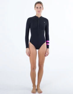 HURLEY ADVANT 2MM SPRINGSUIT BLACK -Salty Crew Shop hurley advant 2mm springsuit muta corta black 2