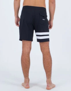 HURLEY BLOCK PARTY BOARDSHORTS 18" BLACK WHITE -Salty Crew Shop hurley block party boardshorts 18 black white 4