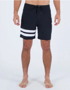 HURLEY BLOCK PARTY BOARDSHORTS 18" BLACK WHITE -Salty Crew Shop hurley block party boardshorts 18 black white 5
