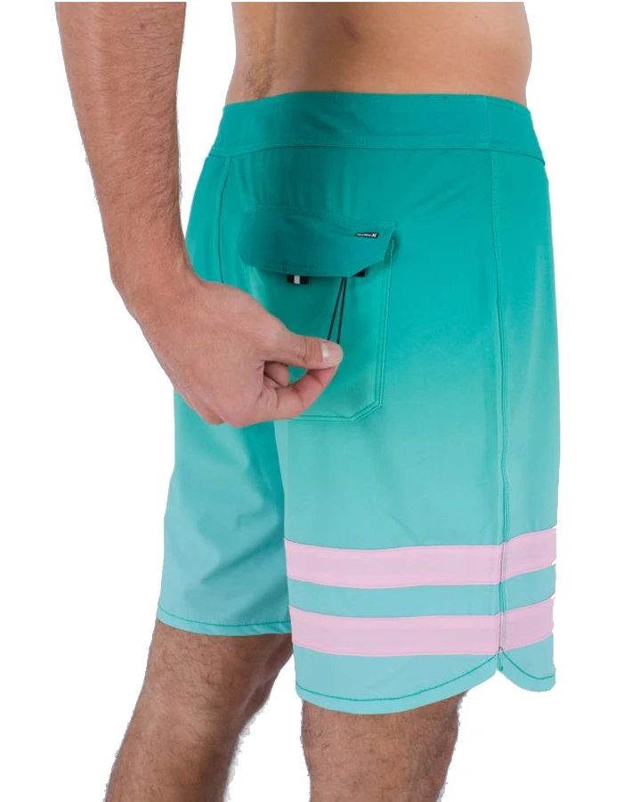 HURLEY PHANTOM ECO BLOCK PARTY BOARDSHORTS 18" TROPICAL MIST 2 HURLEY PHANTOM ECO BLOCK PARTY BOARDSHORTS 18" TROPICAL MIST - Image 2