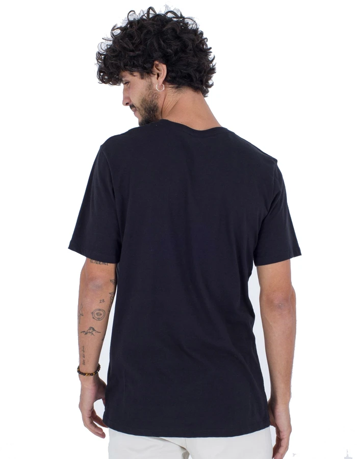 HURLEY EVERYDAY HALFER GRADIENT TEE BLACK 2 HURLEY EVERYDAY HALFER GRADIENT TEE BLACK - Image 2