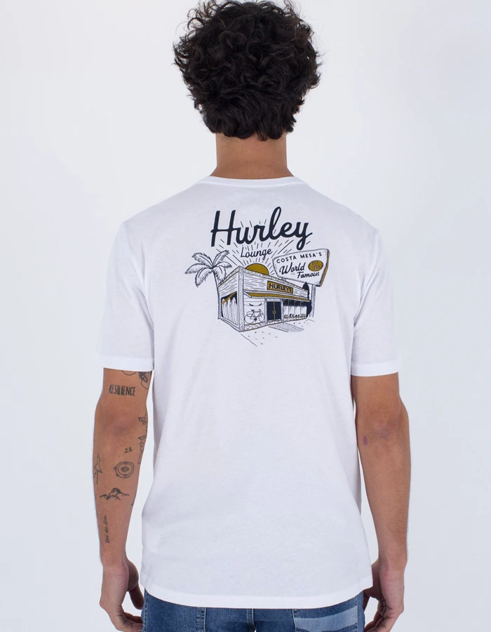HURLEY EVERYDAY HURLEY'S TEE WHITE 2 HURLEY EVERYDAY HURLEY'S TEE WHITE - Image 2