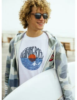 LIGHTNING BOLT LINE UP TEE -Salty Crew Shop lightning bolt line up t shirt 3