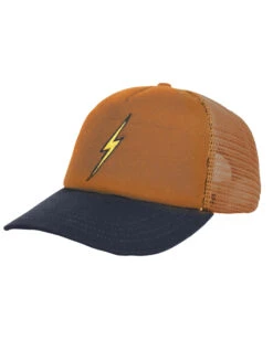 LIGHTNING BOLT SALT BREEZE TRUCKER HAT BOMBAY BROWN