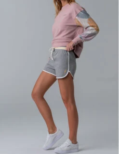 Salty Crew Shop -Salty Crew Shop lightning bolt sirena sweat short pantaloncini donna heather grey