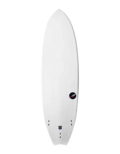 NSP 6'0" SURFBOARD PROTECH FISH WHITE -Salty Crew Shop nsp surfboards protech fish 6 0 white 1