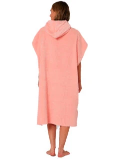 OCEAN & EARTH LADIES HOODED PONCHO PINK -Salty Crew Shop ocean earth ladies hooded poncho in spugna donna pink 3
