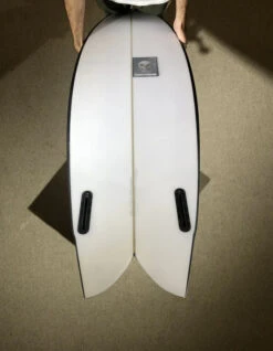 PUKAS 5'10" CHRIS CHRISTENSON PEGASO TWIN FIN BLACK -Salty Crew Shop pukas chris christenson 5 10 pegaso twin fin black