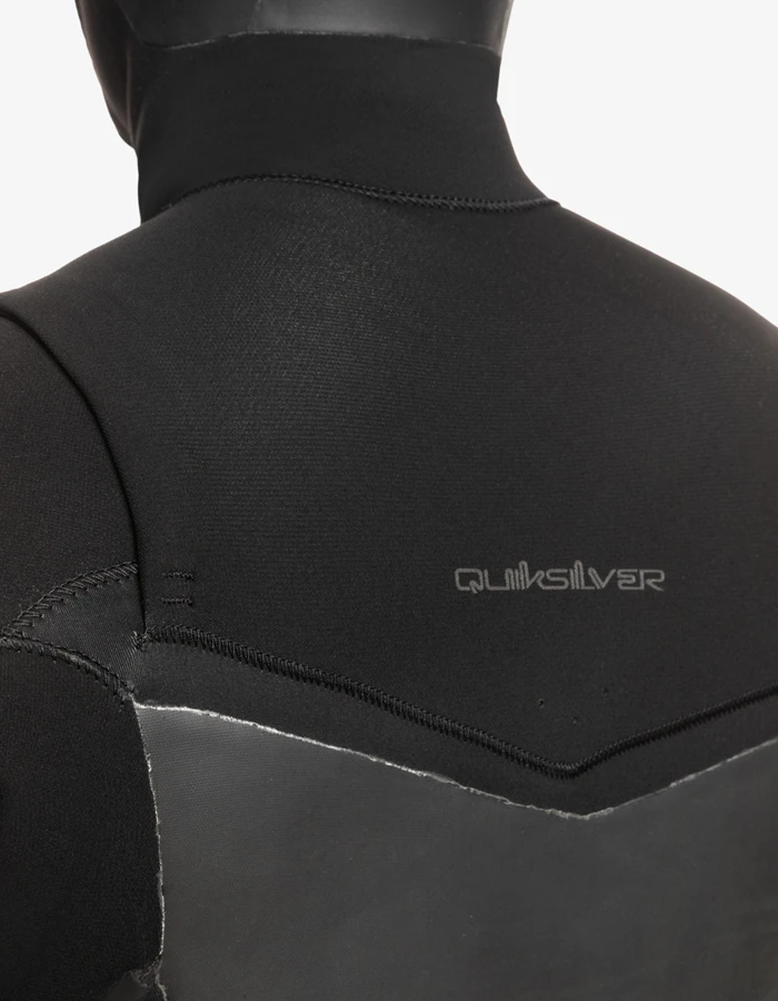 QUIKSILVER 5/4/3 MARATHON SESSION HOODED CHEST ZIP WETSUIT BLACK - Image 9