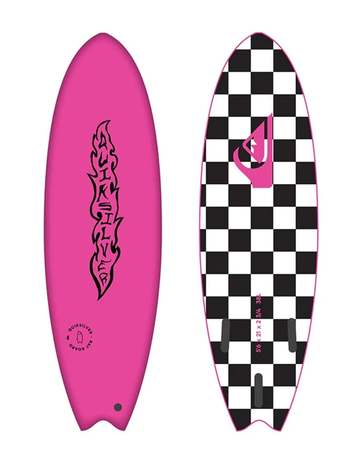 QUIKSILVER 5’6" SOFTBOARD SOFT BAT PINK 1 QUIKSILVER 5’6" SOFTBOARD SOFT BAT PINK