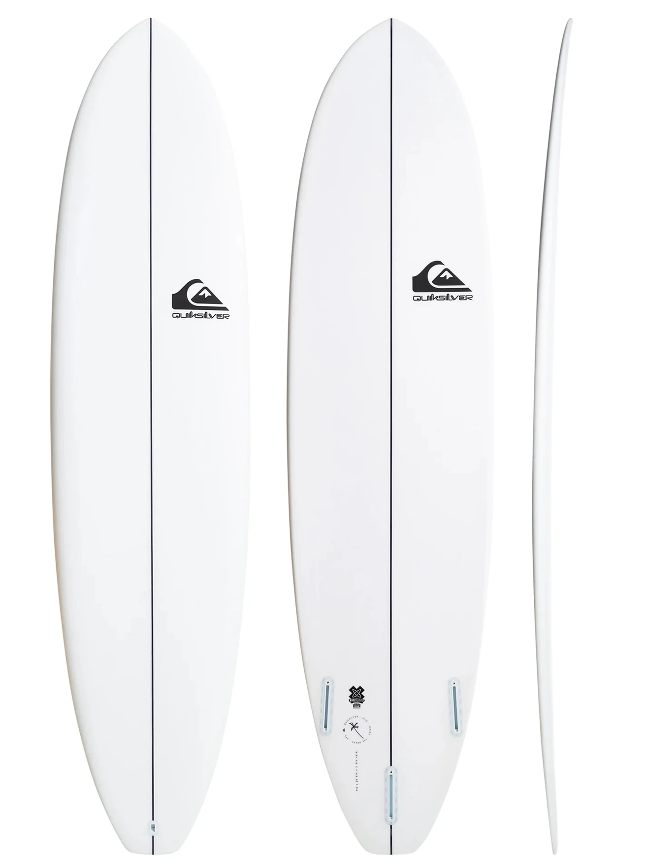 QUIKSILVER 8'0" THE BREAK FUNBOARD WHITE 1 QUIKSILVER 8'0" THE BREAK FUNBOARD WHITE