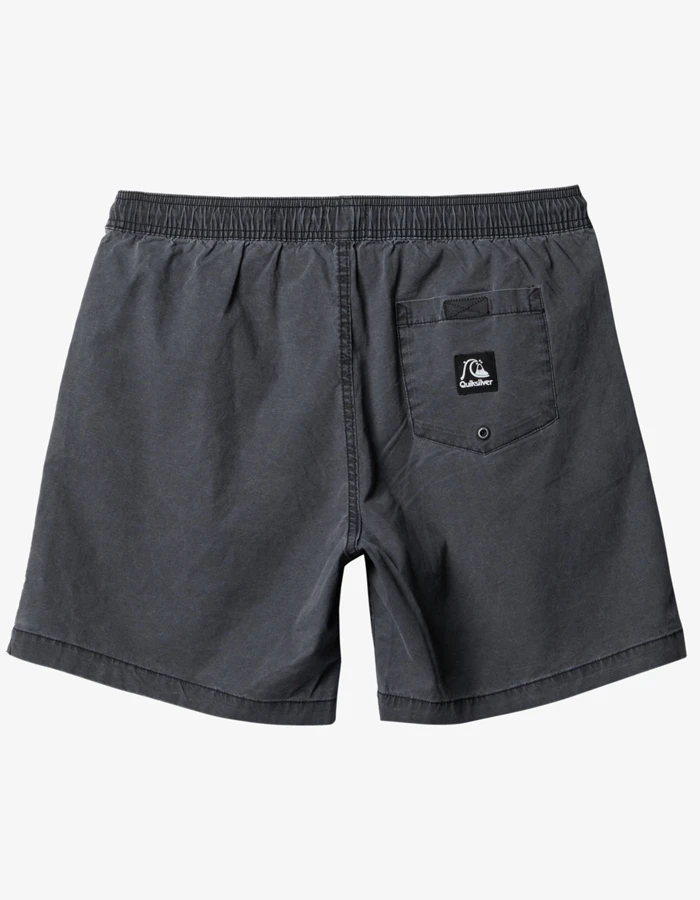 QUIKSILVER TAXER 17" ELASTICATED SHORTS BLACK 3 QUIKSILVER TAXER 17" ELASTICATED SHORTS BLACK - Image 3