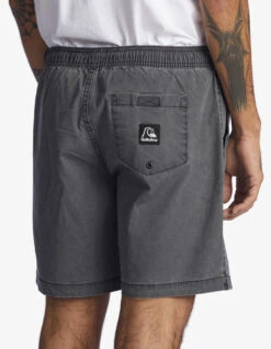 QUIKSILVER TAXER 17" ELASTICATED SHORTS BLACK 12 QUIKSILVER TAXER 17" ELASTICATED SHORTS BLACK -Salty Crew Shop quiksilver bermuda taxer 17 black 5
