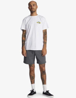 QUIKSILVER TAXER 17" ELASTICATED SHORTS BLACK 17 QUIKSILVER TAXER 17" ELASTICATED SHORTS BLACK -Salty Crew Shop quiksilver bermuda taxer 17 black 8