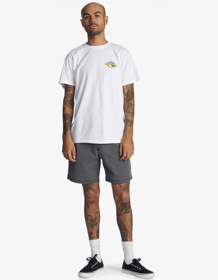 QUIKSILVER TAXER 17" ELASTICATED SHORTS BLACK 9 QUIKSILVER TAXER 17" ELASTICATED SHORTS BLACK - Image 9