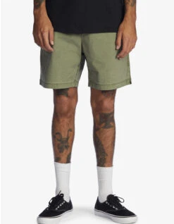 QUIKSILVER TAXER 17" ELASTICATED SHORTS FOUR LEAF CLOVER -Salty Crew Shop quiksilver bermuda taxer 17 four leaf clover 2