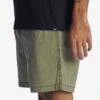 QUIKSILVER TAXER 17" ELASTICATED SHORTS FOUR LEAF CLOVER
