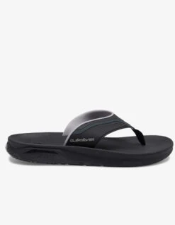 QUIKSILVER MATHODIC RECOVERY SANDALS 7 QUIKSILVER MATHODIC RECOVERY SANDALS -Salty Crew Shop quiksilver infradito mathodic recovery black grey brown 1