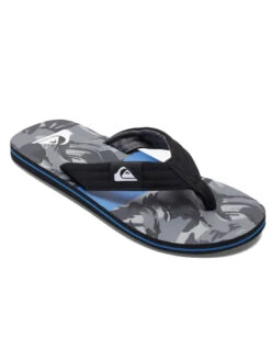 QUIKSILVER MOLOKAI LAYBACK SANDALS BLACK BLUE -Salty Crew Shop quiksilver infradito molokai layback black blue 2
