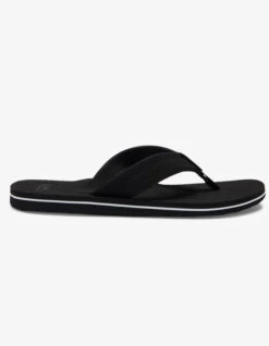 QUIKSILVER MOLOKAI LAYBACK SANDALS BLACK WHITE BLACK 6 QUIKSILVER MOLOKAI LAYBACK SANDALS BLACK WHITE BLACK -Salty Crew Shop quiksilver infradito molokai layback black white black 1