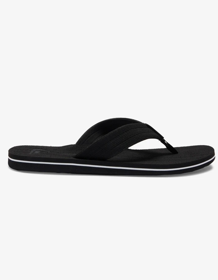 QUIKSILVER MOLOKAI LAYBACK SANDALS BLACK WHITE BLACK 3 QUIKSILVER MOLOKAI LAYBACK SANDALS BLACK WHITE BLACK - Image 3