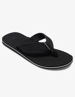 QUIKSILVER MOLOKAI LAYBACK SANDALS BLACK WHITE BLACK 7 QUIKSILVER MOLOKAI LAYBACK SANDALS BLACK WHITE BLACK -Salty Crew Shop quiksilver infradito molokai layback black white black 2