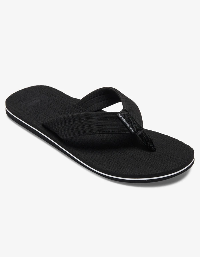 QUIKSILVER MOLOKAI LAYBACK SANDALS BLACK WHITE BLACK 4 QUIKSILVER MOLOKAI LAYBACK SANDALS BLACK WHITE BLACK - Image 4