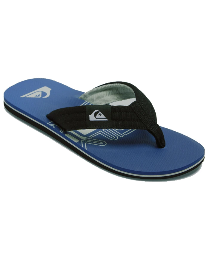QUIKSILVER MOLOKAI LAYBACK II SANDALS BLUE WHITE BLUE 2 QUIKSILVER MOLOKAI LAYBACK II SANDALS BLUE WHITE BLUE - Image 2