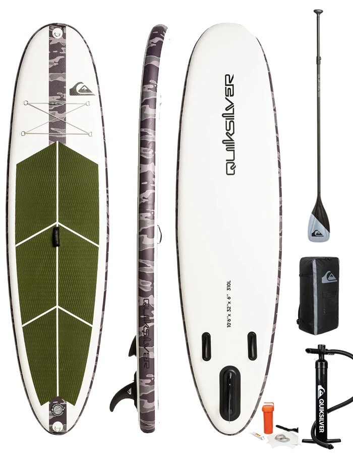 QUIKSILVER ISUP THOR 10'6" INFLATABLE GREEN 1 QUIKSILVER ISUP THOR 10'6" INFLATABLE GREEN