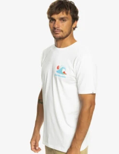 QUIKSILVER OCEAN BED T-SHIRT WHITE -Salty Crew Shop quiksilver ocean bed t shirt white 4