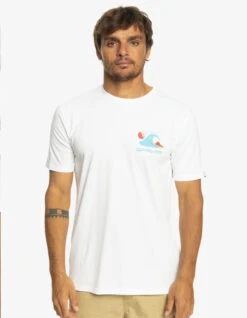 QUIKSILVER OCEAN BED T-SHIRT WHITE -Salty Crew Shop quiksilver ocean bed t shirt white 5