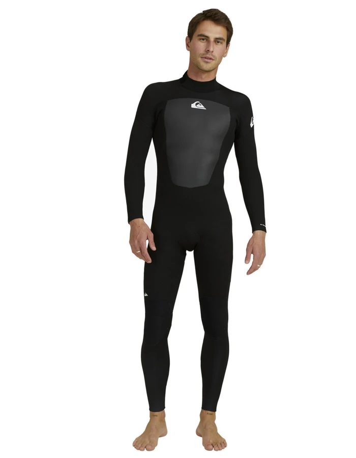 QUIKSILVER 4/3 PROLOGUE BACK ZIP WETSUIT BLACK 1 QUIKSILVER 4/3 PROLOGUE BACK ZIP WETSUIT BLACK