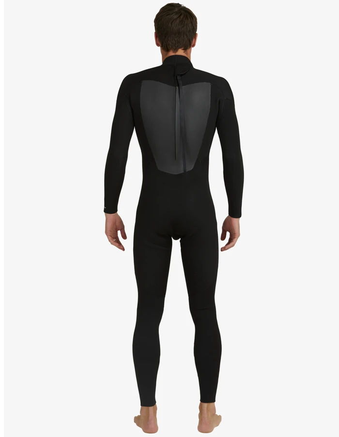 QUIKSILVER 4/3 PROLOGUE BACK ZIP WETSUIT BLACK 2 QUIKSILVER 4/3 PROLOGUE BACK ZIP WETSUIT BLACK - Image 2