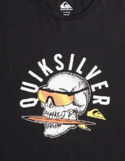 QUIKSILVER ROCKING SKULL T-SHIRT -Salty Crew Shop quiksilver rocking skull t shirt black 4