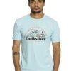 QUIKSILVER SUNSET WAVE T-SHIRT SKY