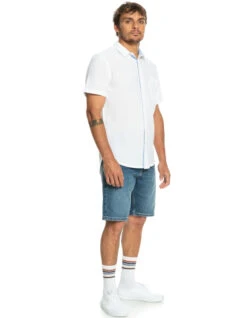 QUIKSILVER TIME BOX SHORT SLEEVE SHIRT -Salty Crew Shop quiksilver time box camicia maniche corte 3