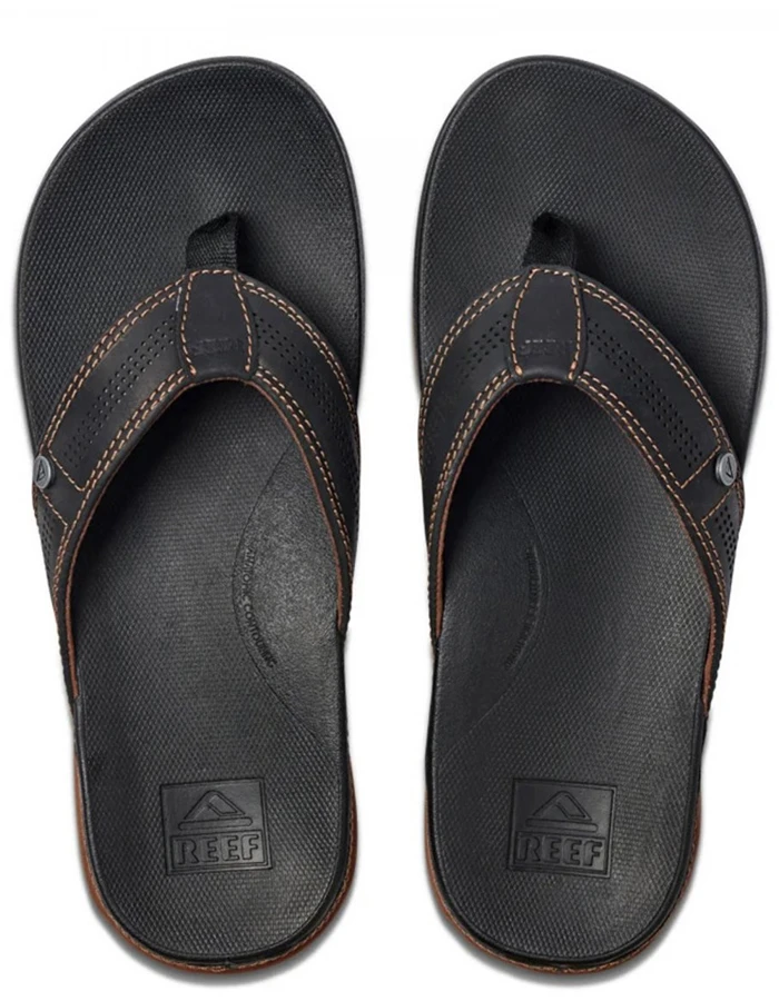 REEF SANDALS CUSHION LUX BLACK BROWN 1 REEF SANDALS CUSHION LUX BLACK BROWN