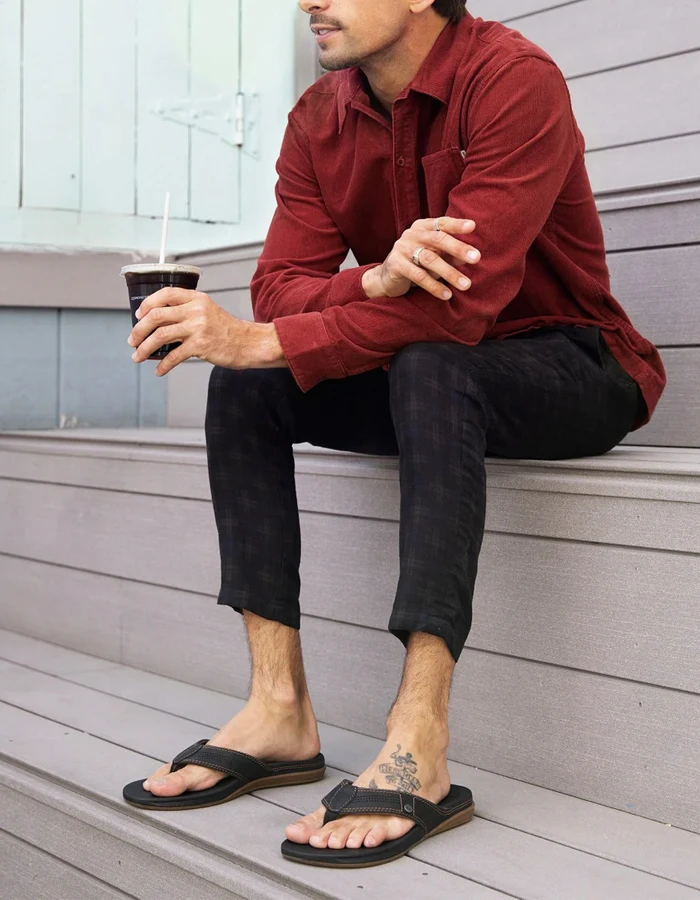 REEF SANDALS CUSHION LUX BLACK BROWN 6 REEF SANDALS CUSHION LUX BLACK BROWN - Image 6